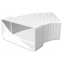 Колено разноугловое плоское горизонтальное Era 511КРП 5.5x11