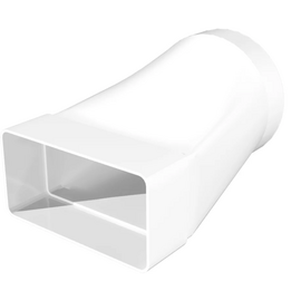 Соединитель эксцентриковый плоского воздуховода с круглым 6х20 д.160