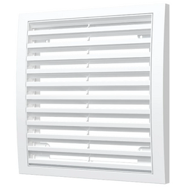Вытяжная вентиляционная решетка из АБС-пластика Era 2222РР 22х22 White