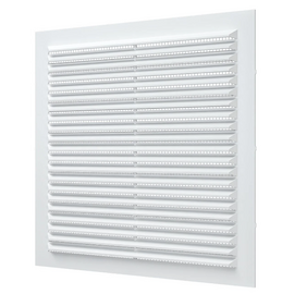Вытяжная вентиляционная решетка с сеткой из АБС-пластика Era 2323С 23x23 White