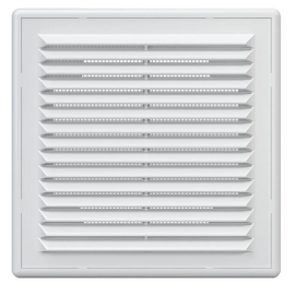 Вытяжная вентиляционная решетка с сеткой и рамкой Era 1515Р 15х15 Brown