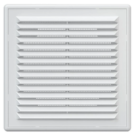 Вытяжная вентиляционная решетка с сеткой и рамкой Era 1515Р 15х15 White