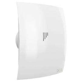 Осевой вытяжной вентилятор с обратным клапаном DICITI BREEZE 4C D100 White