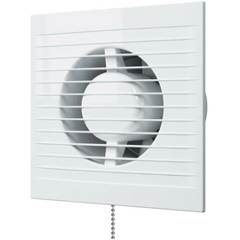 Осевой вытяжной вентилятор с выключателем Era E 150-02 D 150 White