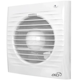 Осевой вытяжной вентилятор с сеткой ERA 4S D100 White