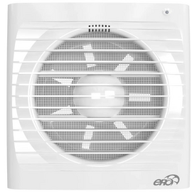 Осевой вытяжной вентилятор с сеткой ERA 5S D125 White