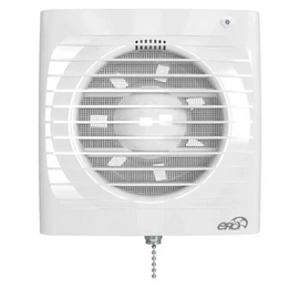 Осевой вытяжной вентилятор с сеткой и шнурком ERA 6S-02 D150 White