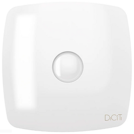 Осевой вытяжной вентилятор с обратным клапаном DICITI RIO 4C D100 White