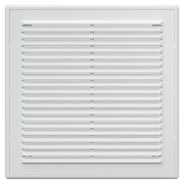Вытяжная вентиляционная решетка с сеткой и рамкой Era 2525Р 25х25 White