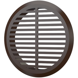 Дверная переточная решетка с фланцем Era 05ДП 1/4 D50 (4 штуки) Brown