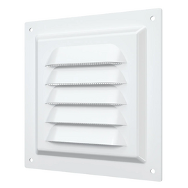 Вытяжная стальная вентиляционная решетка с сеткой Era 1212МЭ 12x12 White