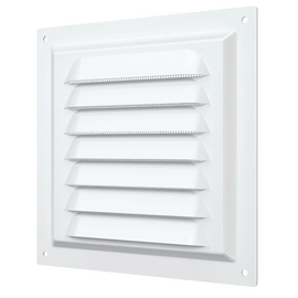 Вытяжная стальная вентиляционная решетка с сеткой Era 1515МЭ 15х15 White
