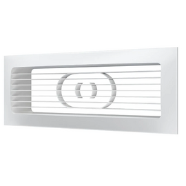 Вытяжная вентиляционная решетка из АБС-пластика с фланцем Era 620РСФ 23x9 White