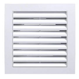 Вытяжная вентиляционная решетка из АБС-пластика с фланцем Era 1515RR10F 15x15 D100 White