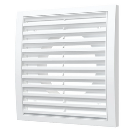Вытяжная вентиляционная решетка из АБС-пластика с фланцем Era 2020RR12,5F 20x20 D125 White