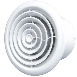 Осевой вытяжной потолочный вентилятор Auramax RF 5 D125 White