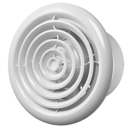 Осевой вытяжной потолочный вентилятор с сеткой Auramax RF 4S D100 White