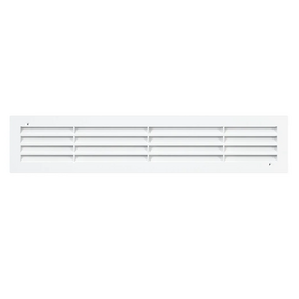 Дверная переточная решетка двухсторонняя Era 4409ДП 44х9 White