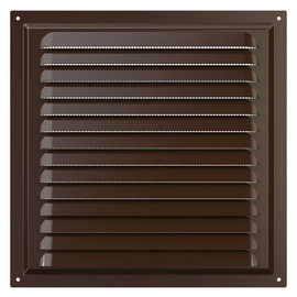 Вытяжная стальная вентиляционная решетка с сеткой Era 2525МЭ 25x25 Brown