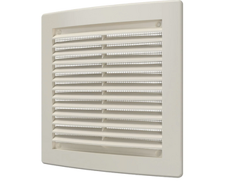 Вытяжная вентиляционная решетка из АБС-пластика Era 1515РЦ 15х15 Ivory