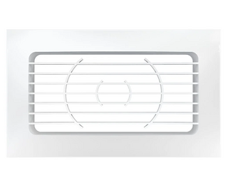 Вытяжная вентиляционная решетка из АБС-пластика с фланцем Era 612РСФ 15х9 WhiteВытяжная вентиляционная решетка из АБС-пластика с фланцем Era 612РСФ 15х9 White[image_num]