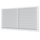 Вытяжная вентиляционная решетка с сеткой Auramax A2211C 11x22 White