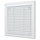 Вытяжная вентиляционная решетка с сеткой и рамкой Auramax A1515R 15х15 White