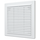 Вытяжная вентиляционная решетка с сеткой Auramax A2121R 21x21 White