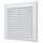 Вытяжная вентиляционная решетка с фланцем Aluvent 160/125K 20х20 White