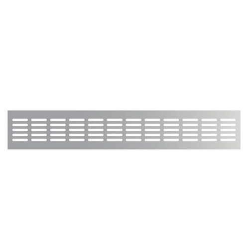 Вентиляционная решетка для дверей и подоконников Era 4808DP AL 48х8 Silver