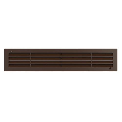 Дверная переточная решетка двухсторонняя Era 4409ДП 44х9 Brown