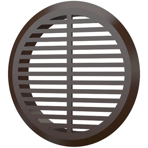 Дверная переточная решетка с фланцем Era 05ДП 1/4 D50 (4 штуки) Brown