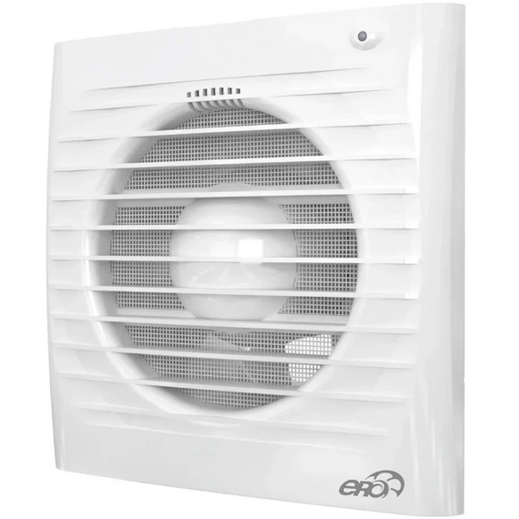 Осевой вытяжной вентилятор с сеткой и таймером ERA 4S ET D100 White