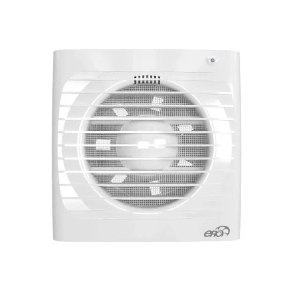 Осевой вытяжной вентилятор с сеткой и таймером ERA 6S ET D150 White