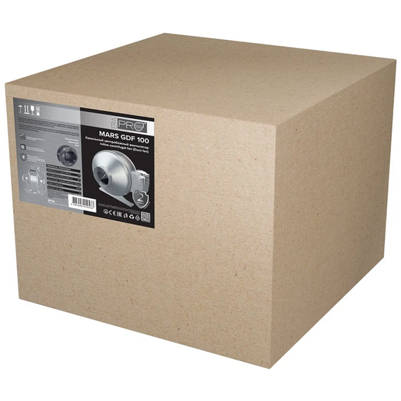 Вентилятор центробежный канал. MARS д.100 (380м3/ч, 49 дБ, 70Вт)  ЭраВентилятор центробежный канал. MARS д.100 (380м3/ч, 49 дБ, 70Вт)  Эра[image_num]