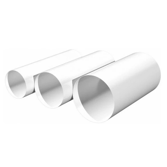 Круглый возвдуховод из ПВХ-пластика Era 10ВП D100 (0,5м)Круглый возвдуховод из ПВХ-пластика Era 10ВП D100 (0,5м)[image_num]