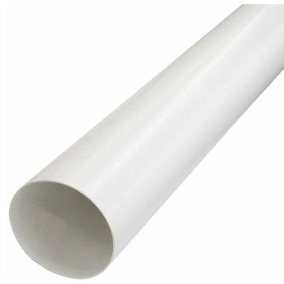 Круглый возвдуховод из ПВХ-пластика Era 10ВП D100 (0,5м)Круглый возвдуховод из ПВХ-пластика Era 10ВП D100 (0,5м)[image_num]