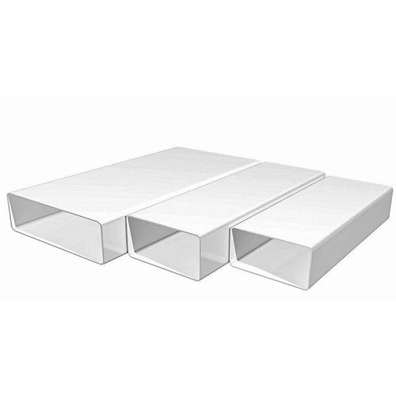 Плоский возвдуховод из ПВХ-пластика Era 511ВП1 5.5x11 (1м)Плоский возвдуховод из ПВХ-пластика Era 511ВП1 5.5x11 (1м)[image_num]