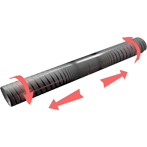 Воздуховод алюминиевый гофрированный Era 14ВА D140 (3м)Воздуховод алюминиевый гофрированный Era 14ВА D140 (3м)[image_num]