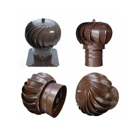 Турбодефлектор окрашенный металл (коричн) д.315 ЭраТурбодефлектор окрашенный металл (коричн) д.315 Эра[image_num]