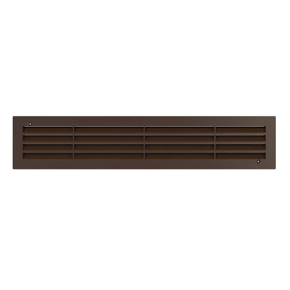 Дверная переточная решетка двухсторонняя Era 4409ДП 44х9 Brown