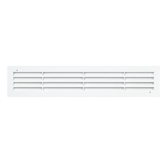 Дверная переточная решетка двухсторонняя Era 4409ДП 44х9 White