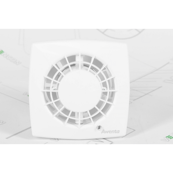 Осевой вытяжной вентилятор с выключателем Awenta Vega WGB100W D100 WhiteОсевой вытяжной вентилятор с выключателем Awenta Vega WGB100W D100 White[image_num]