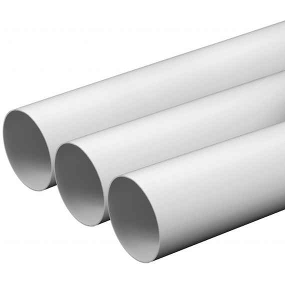 Круглый возвдуховод из ПВХ-пластика Awenta KO100-15 D100 (1,5м)Круглый возвдуховод из ПВХ-пластика Awenta KO100-15 D100 (1,5м)[image_num]