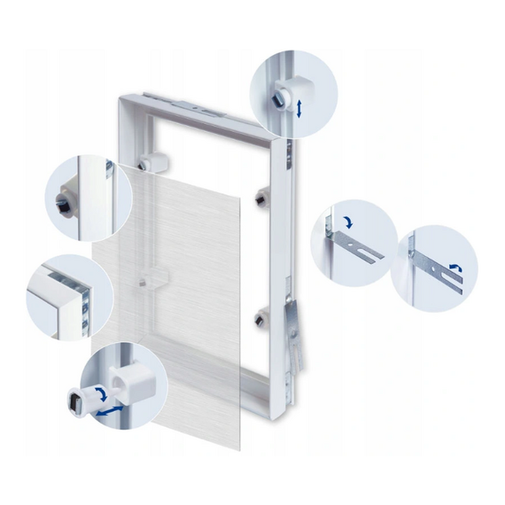 Маскирующая крышка под плитку 20x20 AwentaМаскирующая крышка под плитку 20x20 Awenta[image_num]