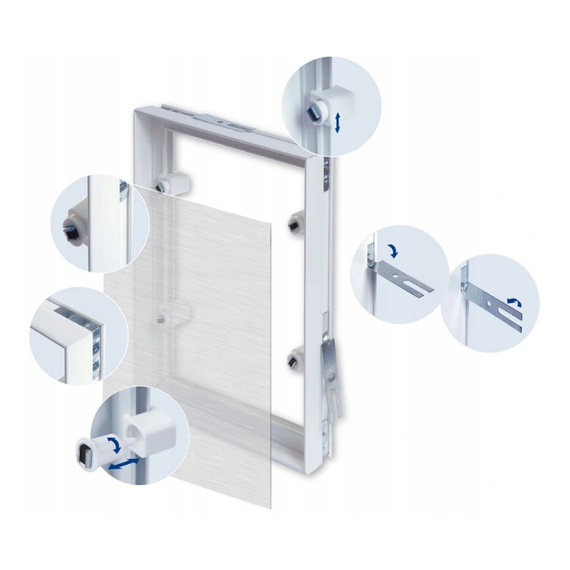 Маскирующая крышка под плитку 25х40 AwentaМаскирующая крышка под плитку 25х40 Awenta[image_num]