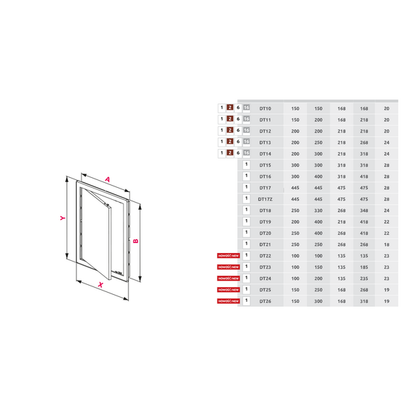 Ревизионный люк ABS  20х30 AwentaРевизионный люк ABS  20х30 Awenta[image_num]