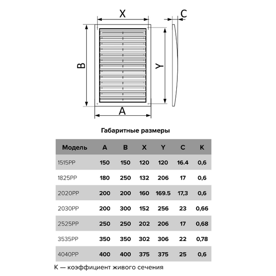Вытяжная вентиляционная решетка из АБС-пластика Era 2525РР 25х25 WhiteВытяжная вентиляционная решетка из АБС-пластика Era 2525РР 25х25 White[image_num]