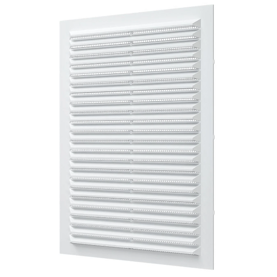 Вытяжная вентиляционная решетка с сеткой Auramax A1724C 17х24 White