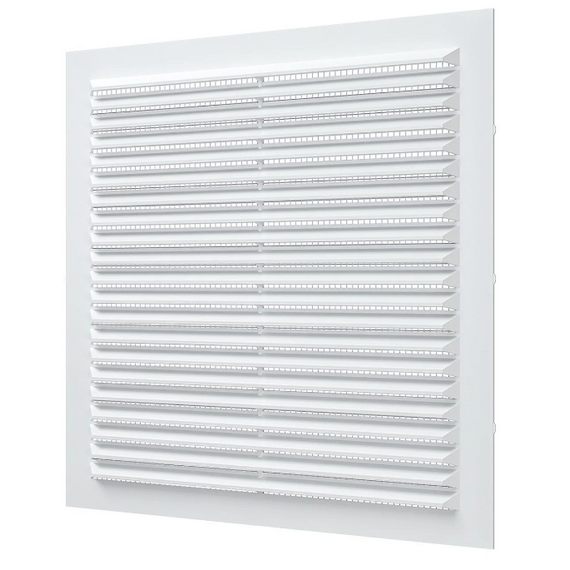 Вытяжная вентиляционная решетка с сеткой Auramax A2323C 23x23 White